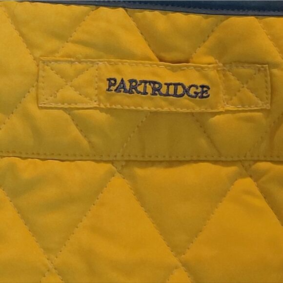 John Partridge Quilted Jacket Mustard Yellow Size Small Zips NWOT - Picture 5 of 8